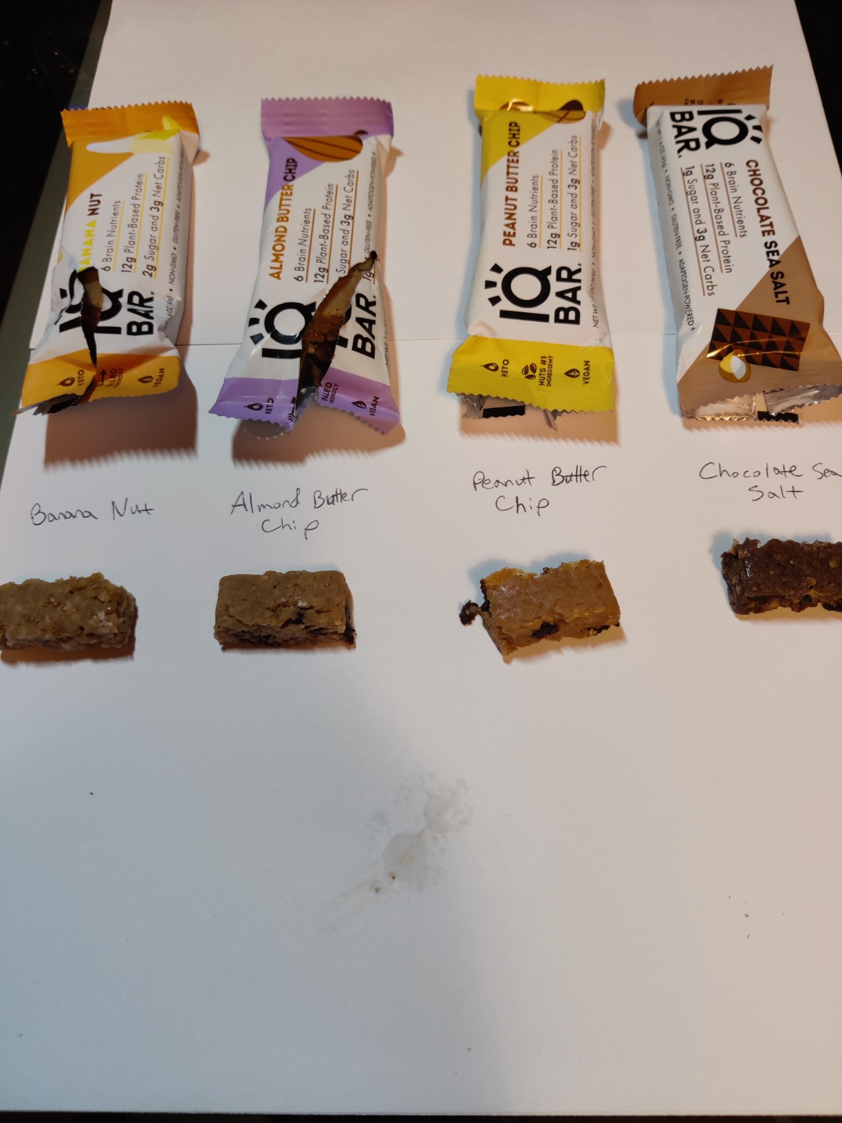 IQBAR Clean Plant Protein Bars - Chocolate Lovers Variety - 12 Count - Keto, Vegan, High Fiber, Gluten and Dairy Free, Low Sugar Snack - Brain and Body Nutrients for Focus, Energy, Meal Replacement Customer Review IQBAR Clean Plant Protein Bars - Chocolate Lovers Variety - 12 Count - Keto, Vegan, High Fiber, Gluten and Dairy Free, Low Sugar Snack - Brain and Body Nutrients for Focus, Energy, Meal Replacement - Customer Photo 2