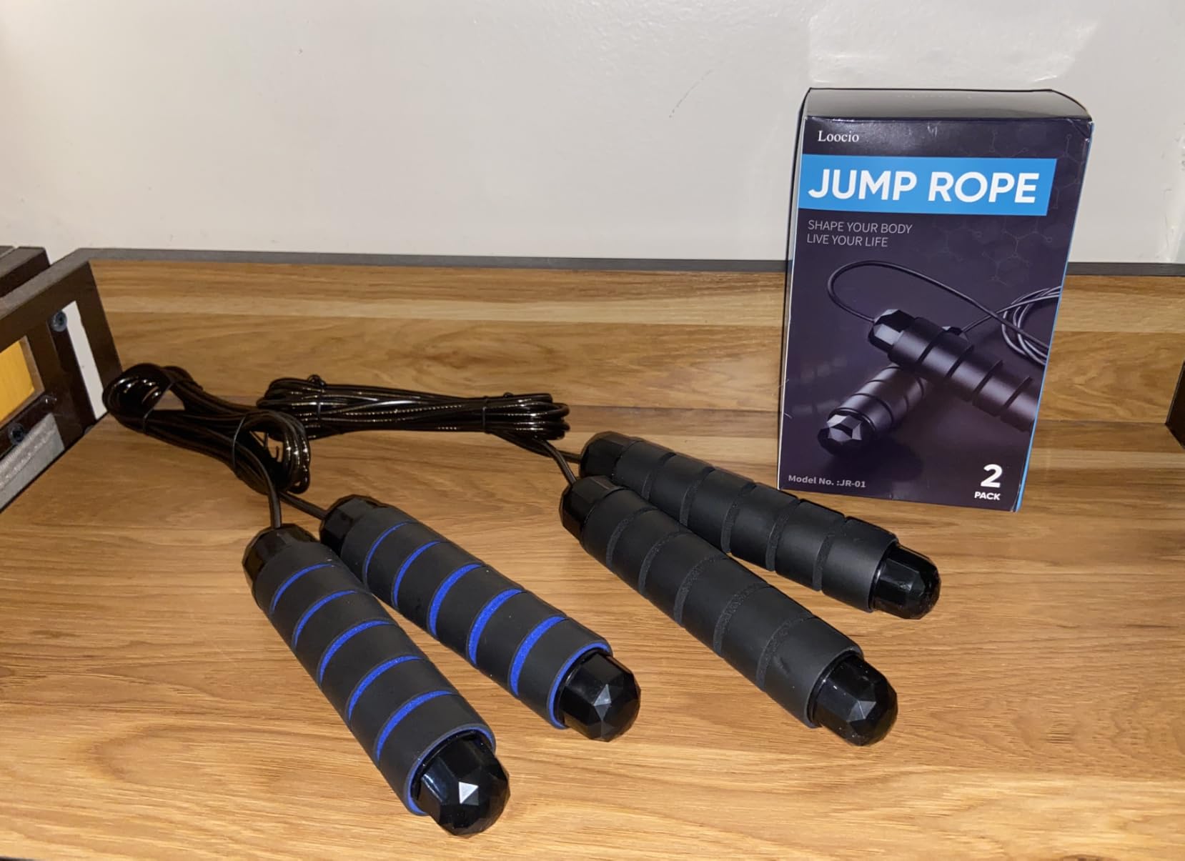 Jump Rope, Tangle-Free Rapid Speed Jumping Rope Cable with Ball Bearings for Women, Men, and Kids, Adjustable Steel Jump Rope with Foam Handles for Home Gym Exercise Fitness Workout Equipment customer photo 2