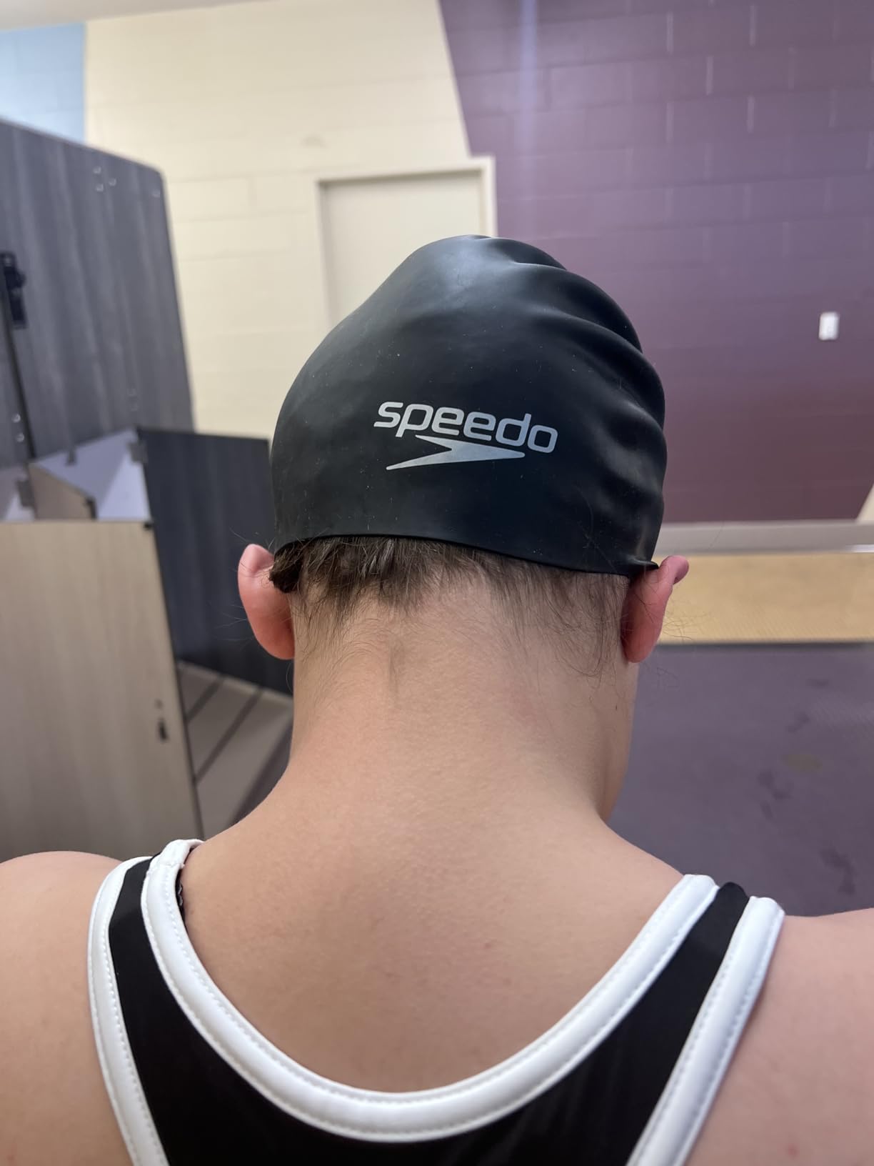Speedo Silicone Long Hair Swim Cap customer photo 1