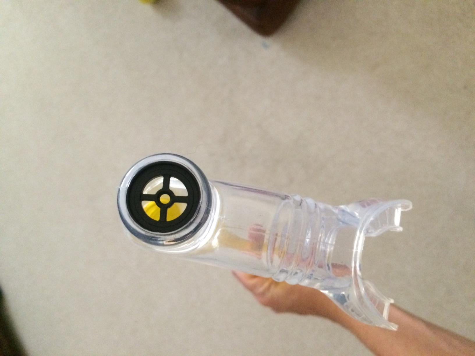 FINIS Original Swimmer's Snorkel - Center-Mount Design - For Swim Training - Adjustable Fit - Purge Valve - Yellow customer photo 2