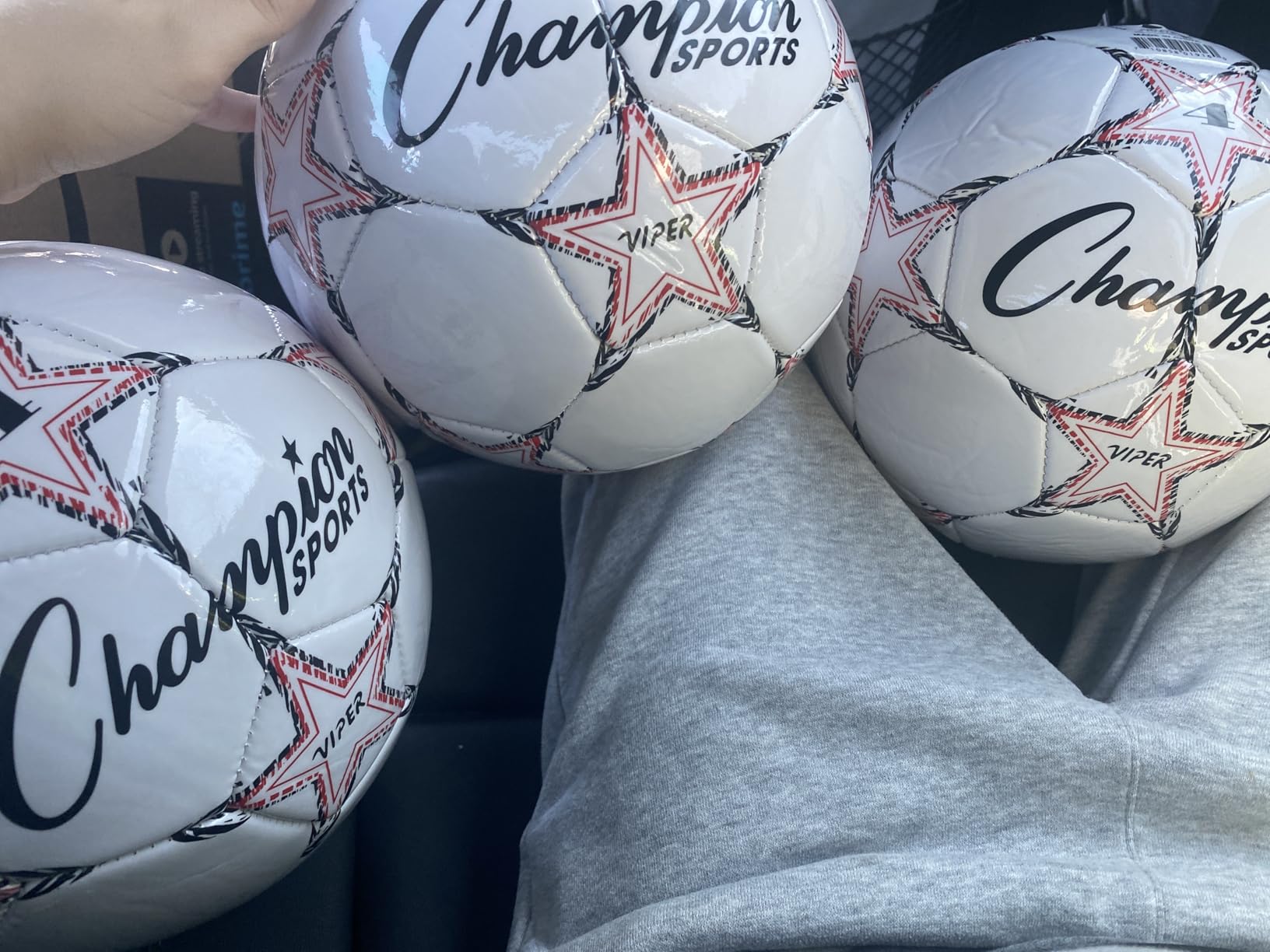 Champion Sports Viper Soccer Ball - TPU Soft-Touch Training Ball in Sizes 3,4,5 for Indoor/Outdoor Play customer photo 1