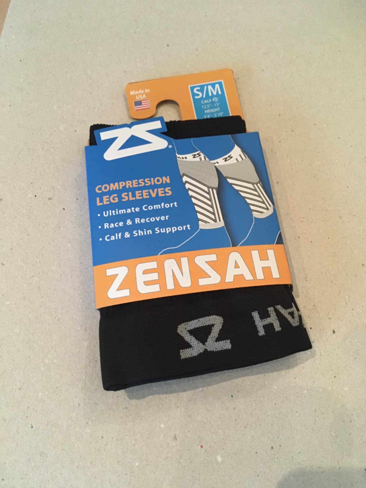 Zensah Running Leg Compression Sleeves - Shin Splint, Calf Compression Sleeve Men and Women customer photo 2