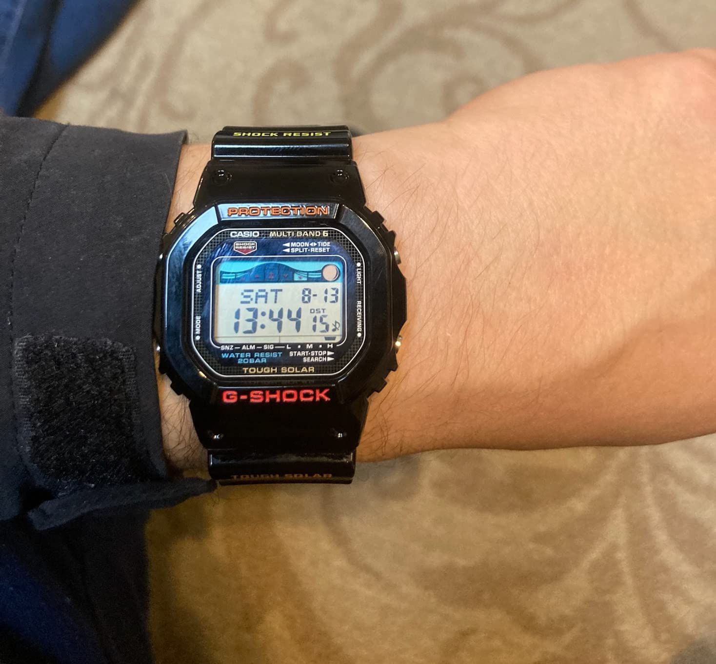 Casio Men's GWX-5600-1JF G-Shock G-Lide Tough Solar Radio Controlled Watch [Japan Import] customer photo 2