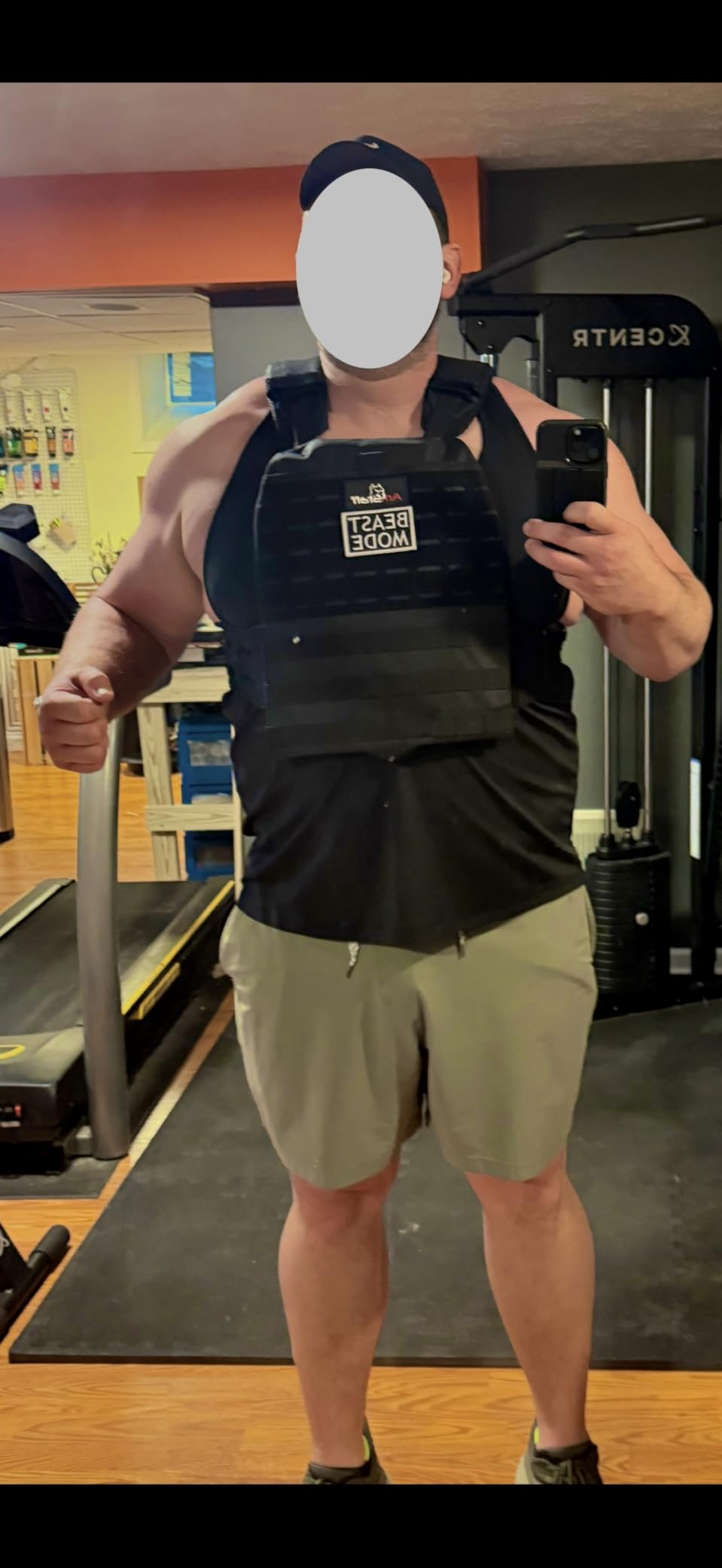 Amstaff Tactical Weighted Vest - Adjustable Weight Vests - Versatile Wearable Vest for Fitness Workouts, Strength and Endurance Training, Running customer photo 2
