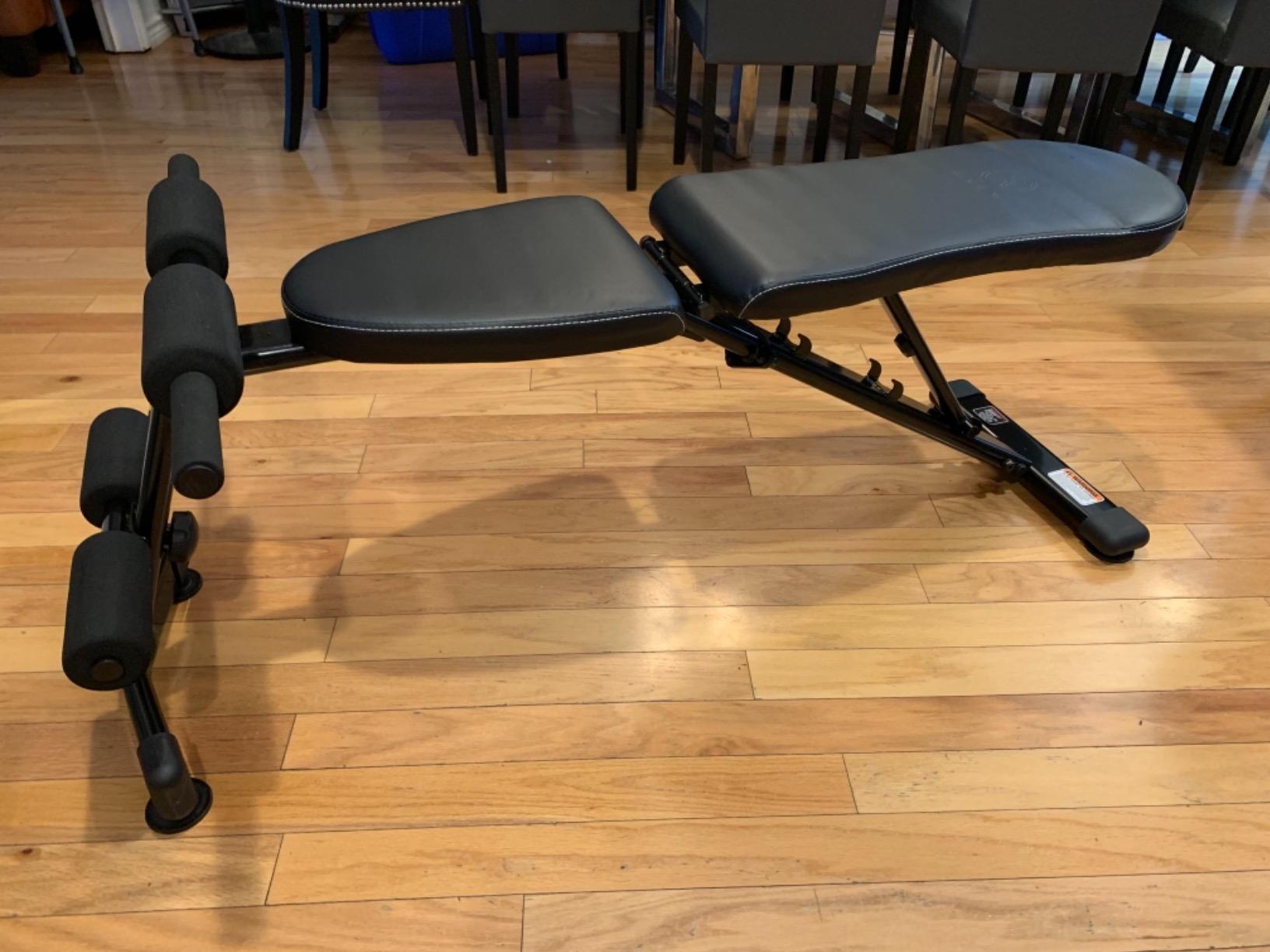 Marcy Multi-Purpose Adjustable Workout Utility Weight Bench for Full Body Upright, Incline, Decline, and Flat Exercise SB-228 customer photo 1