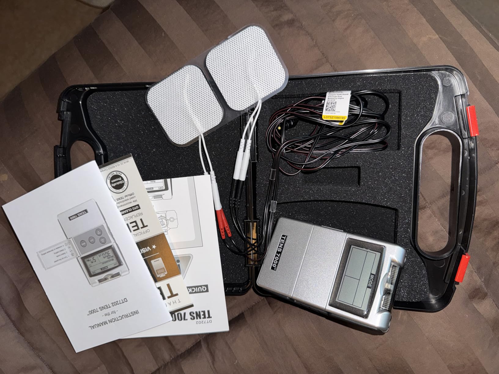 TENS 7000 Digital TENS Unit with Accessories - Muscle Stimulator Machine for Back Pain Relief, Sciatica, Neck, Nerve, Shoulder, Hip, Elbow, Muscle Pain Relief customer photo 1