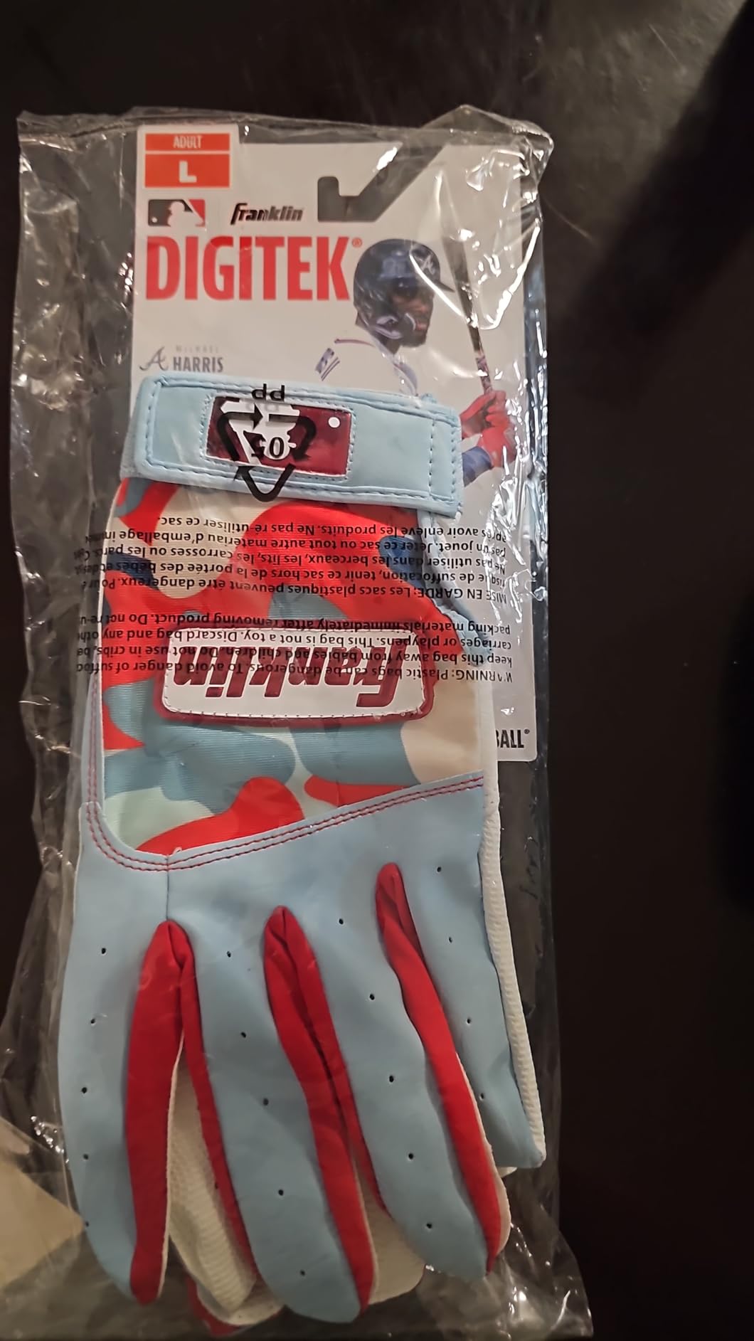 Franklin Sports MLB Digitek Baseball Batting Gloves - Adult customer photo 2