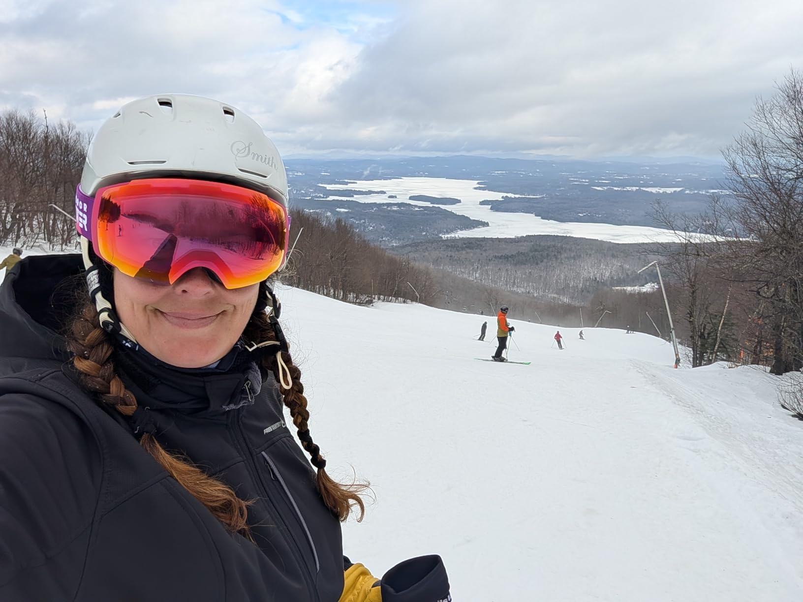OutdoorMaster Ski Goggles PRO, OTG Snow Goggles with Interchangeable Lens | Frameless Quick-change Magnetic Ski Goggles for Men & Women with Anti-fog, OTG Fit, UV400 Protection, Protective Case customer photo 1