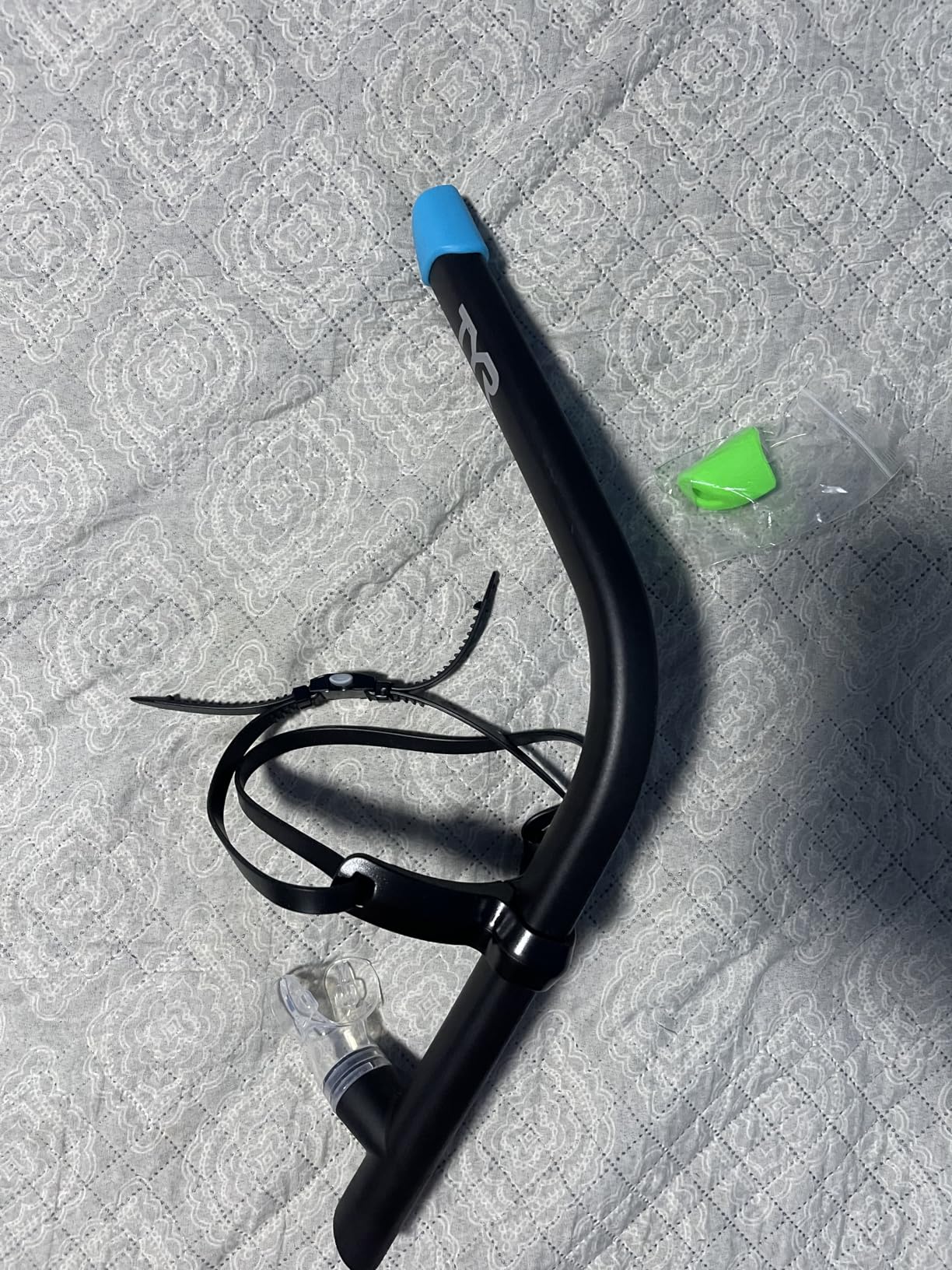 TYR Ultralite Elite Swim Snorkel - Adult Snorkeling Gear for Swimming Training - Ultra-Lightweight and Comfortable for Body Alignment Exercises customer photo 1