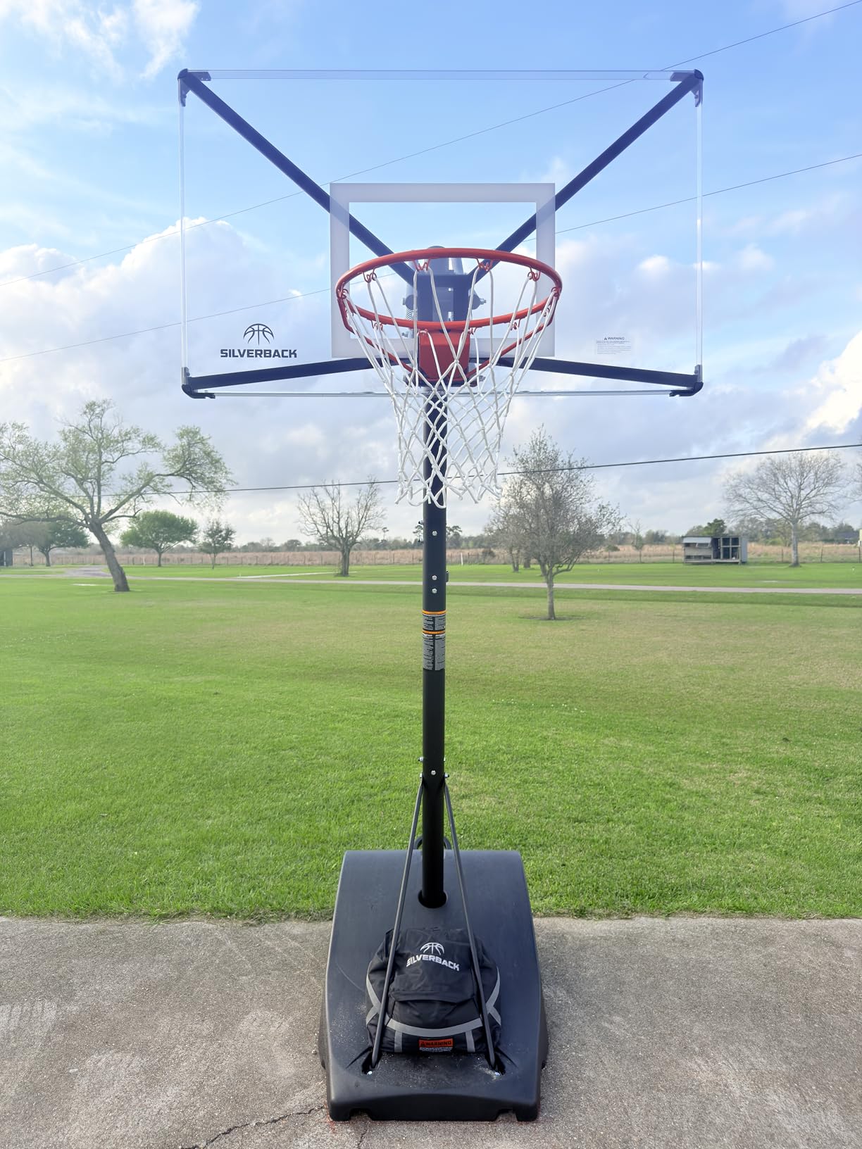 Silverback NXT Portable Adjustable 10ft Outdoor Basketball Hoop - 50