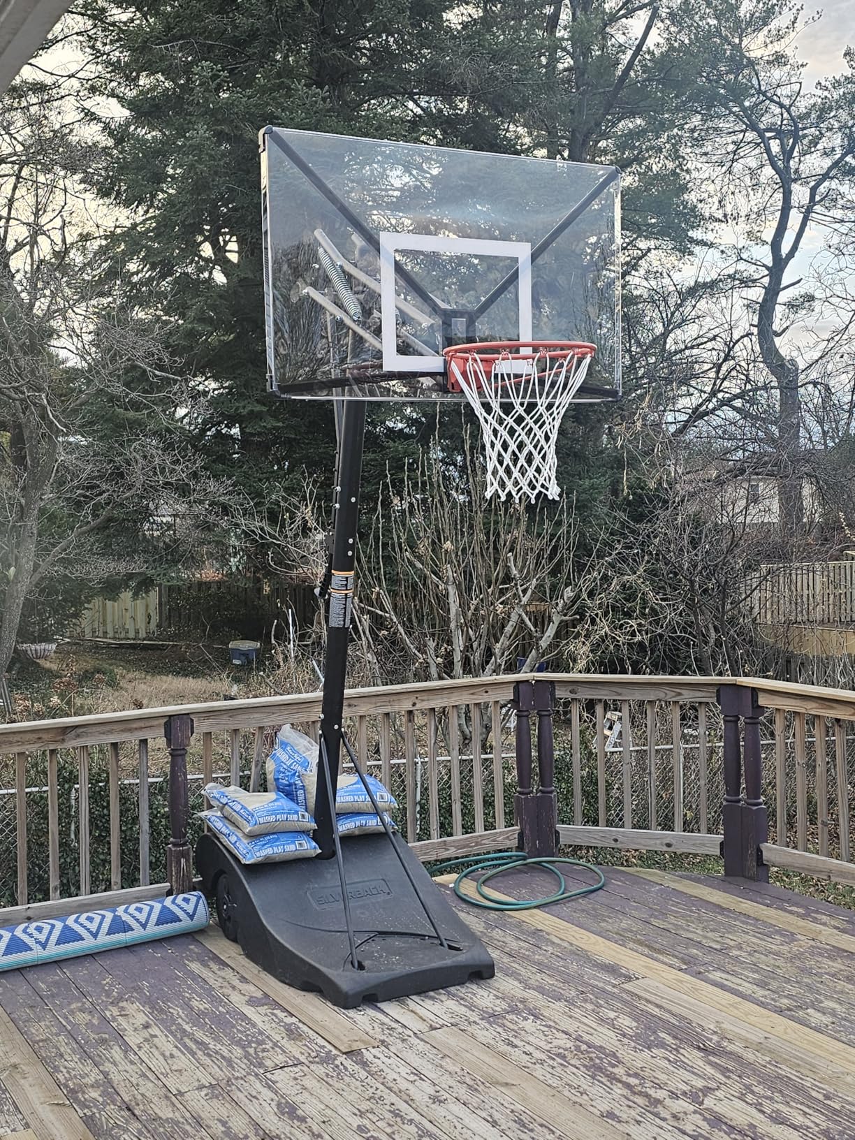 Silverback NXT Portable Adjustable 10ft Outdoor Basketball Hoop - 50