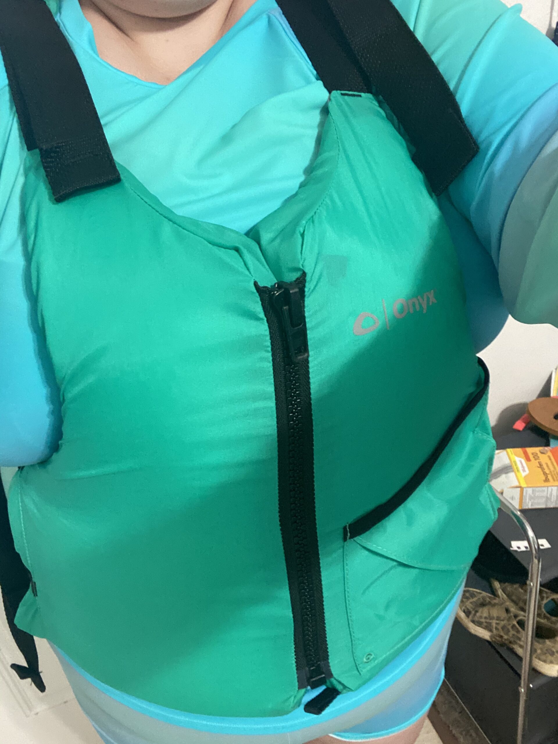 Onyx Universal Paddle Vest, Adult, U.S. Coast Guard and Transport Canada Approved, Lightweight, Freedom of Movement customer photo 2