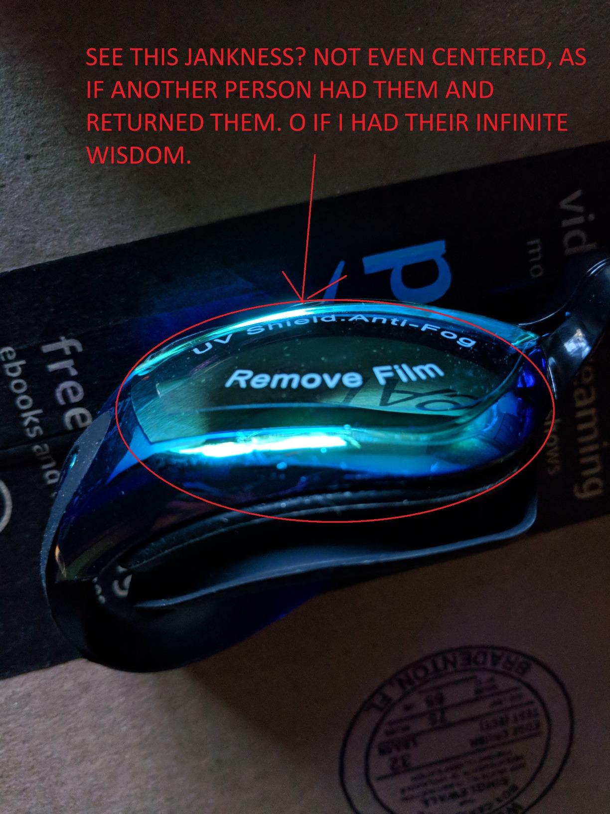 Aegend Swim Goggles, Swimming Goggles No Leaking Full Protection Adult Men Women Youth customer photo 2