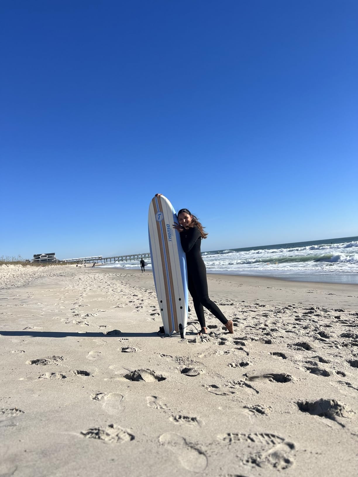 THURSO SURF Lancer 5'10'' Soft Top Foam Surfboard Fish - Surfboard for Kids & Adults customer photo 1
