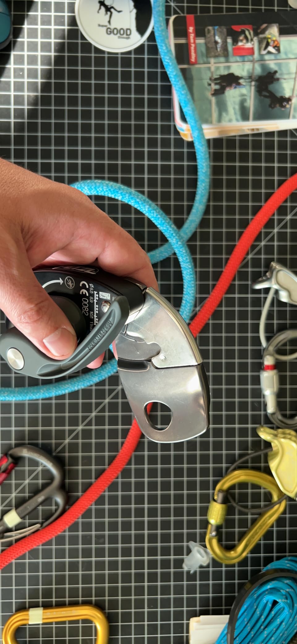 Petzl GRIGRI+ Belay Device with Cam-Assisted Blocking and Anti-Panic Handle customer photo 2