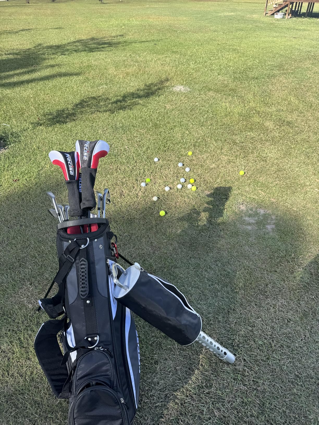 Precise M5 - Men's Complete Golf Club Set | 14-Piece, 460cc Titanium Driver, Fairway Wood & Hybrid, Irons Through Wedge, Putter, Stand Bag, Left/Right customer photo 1
