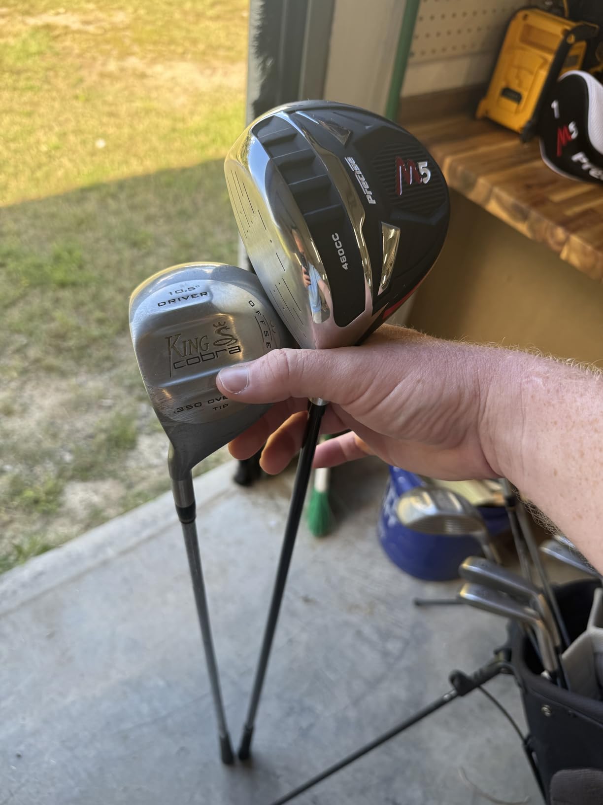 Precise M5 - Men's Complete Golf Club Set | 14-Piece, 460cc Titanium Driver, Fairway Wood & Hybrid, Irons Through Wedge, Putter, Stand Bag, Left/Right customer photo 2