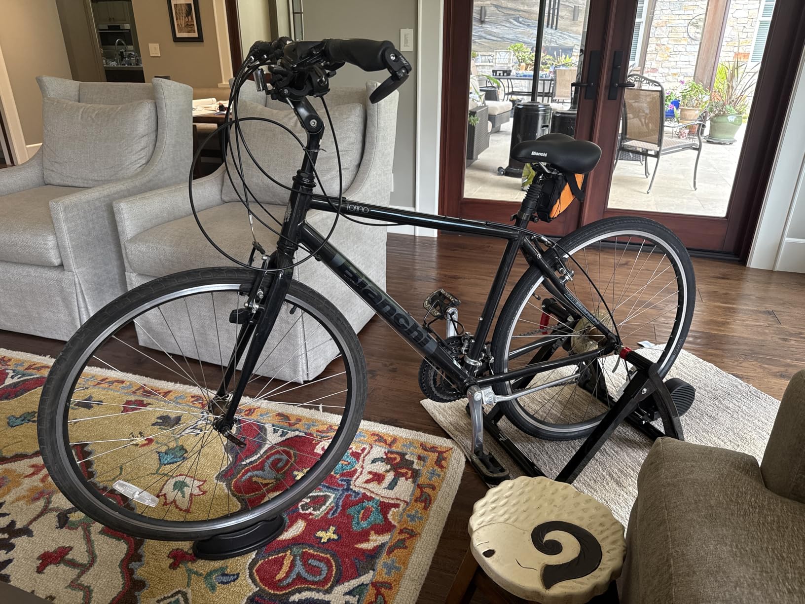 Sportneer Bike Trainer - Magnetic Stationary Bike Stand for 26-28
