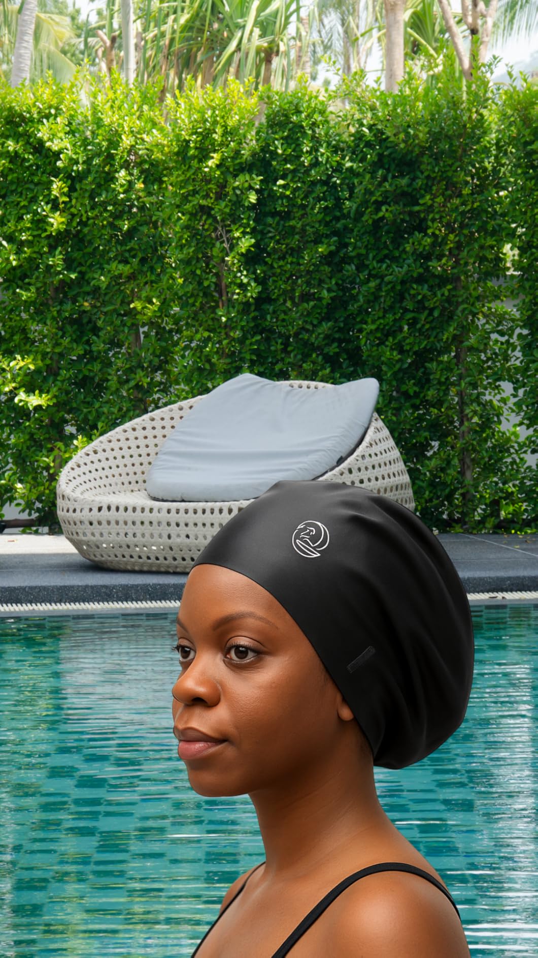 SOUL CAP - Large Swimming Cap for Long Hair - Designed for Long Hair, Dreadlocks, Weaves, Hair Extensions, Braids, Curls & Afros customer photo 1