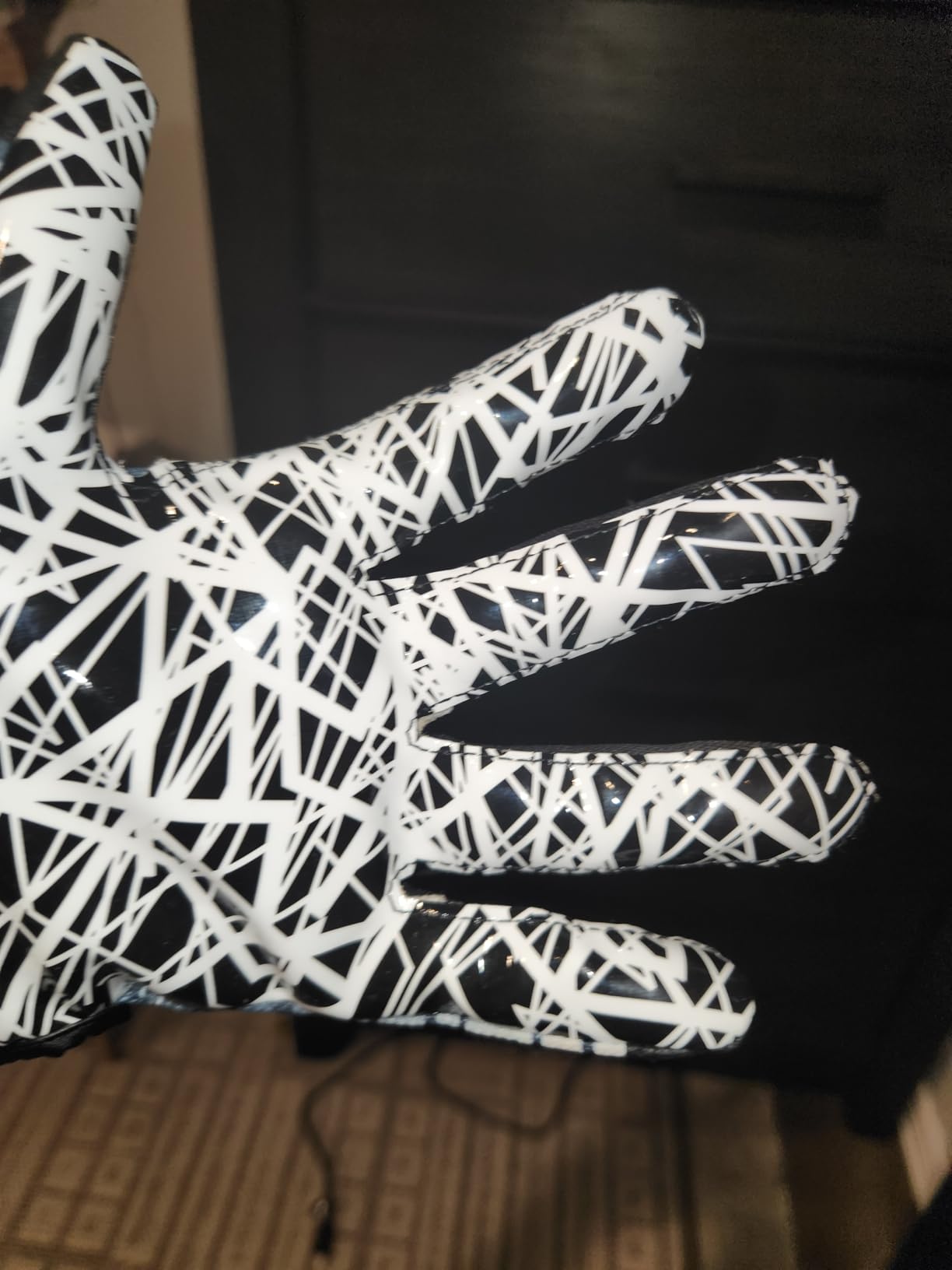 Cutters Football Gloves - Game Day Football Receiver Gloves with High Tack Silicone Grip, Superior Support and Protection customer photo 1