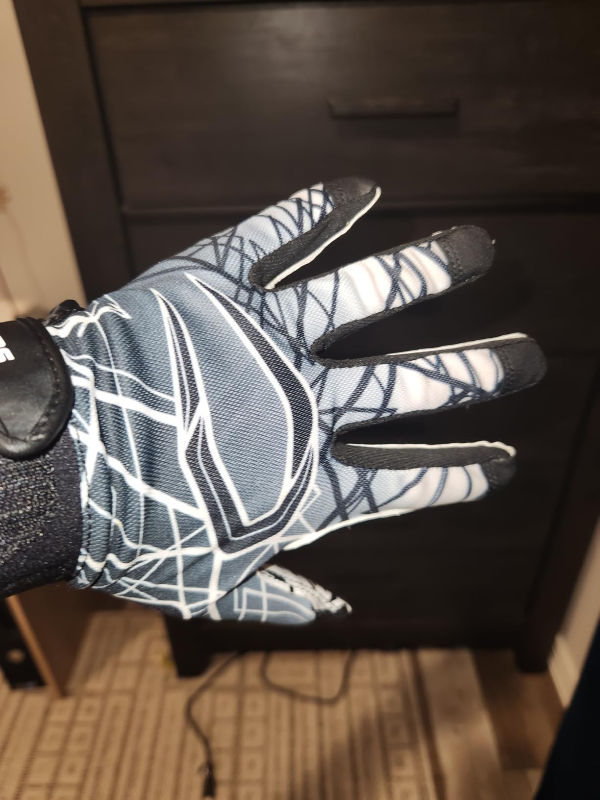 Cutters Football Gloves - Game Day Football Receiver Gloves with High Tack Silicone Grip, Superior Support and Protection customer photo 2