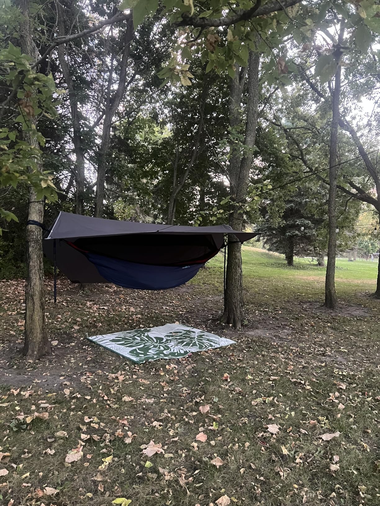 Sunyear Camping Hammock, Portable Single & Double Hammock with Net, 2 Person Hammock Tent with 2 * 10ft Straps, Best for Outdoor Hiking Survival Travel customer photo 1