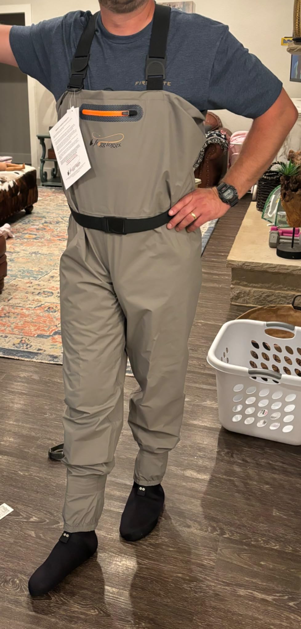FROGG TOGGS Canyon II Breathable Waterproof Stockingfoot Fishing Chest Wader for Fishing customer photo 1