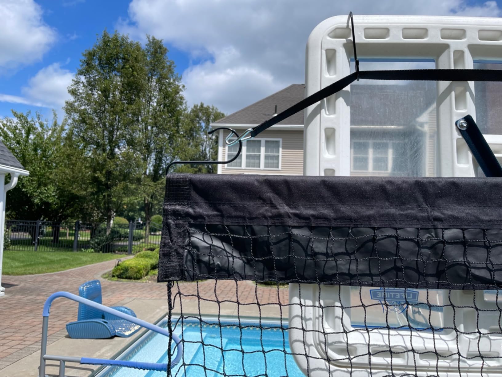 Hathaway Rebounder Basketball Return System for Shooting Practice - Heavy-Duty Polyester Net customer photo 1