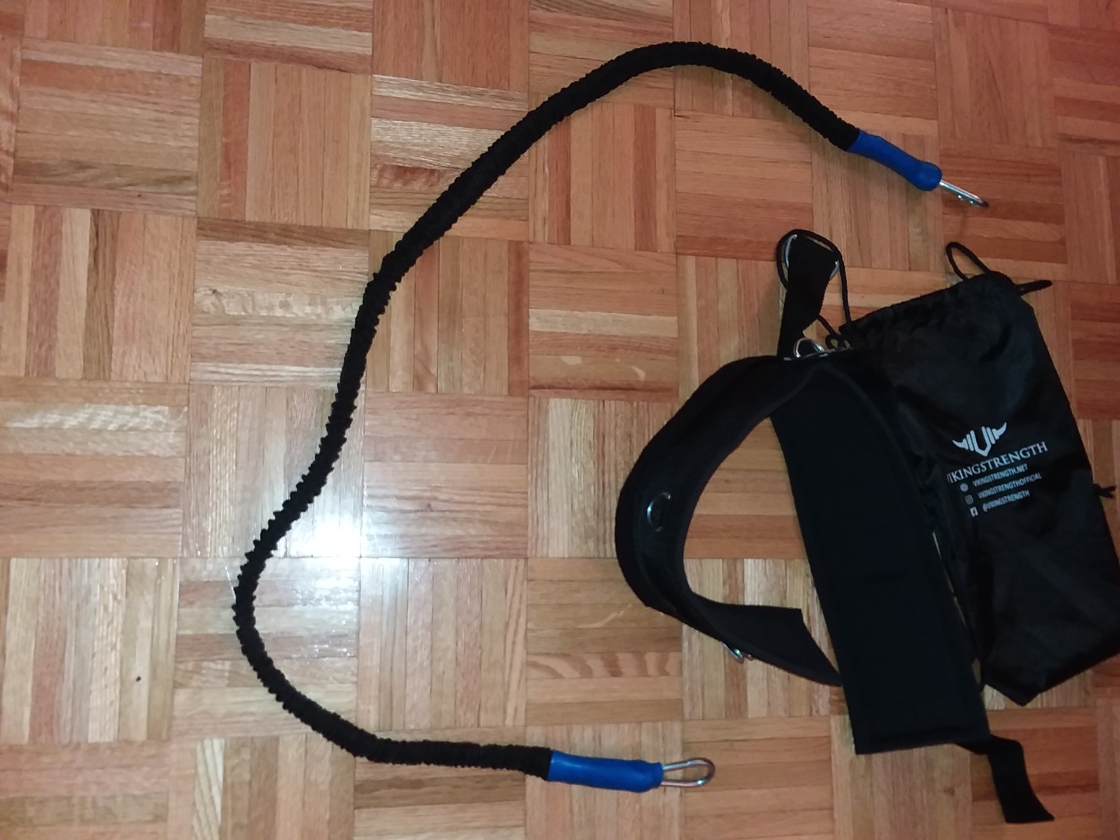 Vikingstrength - 360° Resistance Running Training Bungee Band (Waist) for Speed, Fitness Agility, Speed Strength customer photo 2