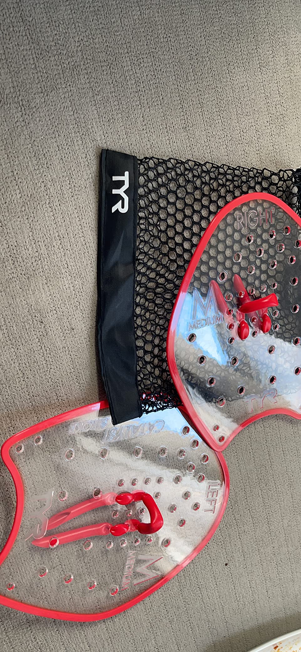 TYR Catalyst Stroke Swim Paddles - Adult Swim Paddles for Training - Durable, Flexible Hand Fins for Building Strength, Endurance, and Improving Technique customer photo 2