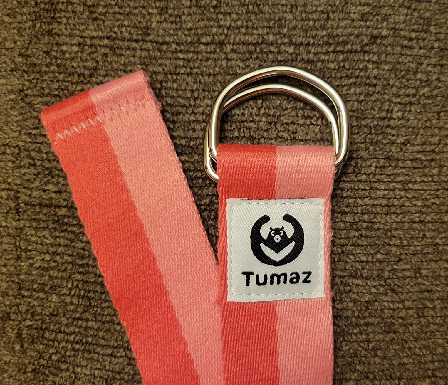Tumaz Yoga Strap/Stretch Bands [15+ Colors, 6/8/10 Feet Options] with Extra Safe Adjustable D-Ring Buckle, Durable and Comfy Delicate Texture - Best for Daily Stretching, Physical Therapy, Fitness customer photo 2
