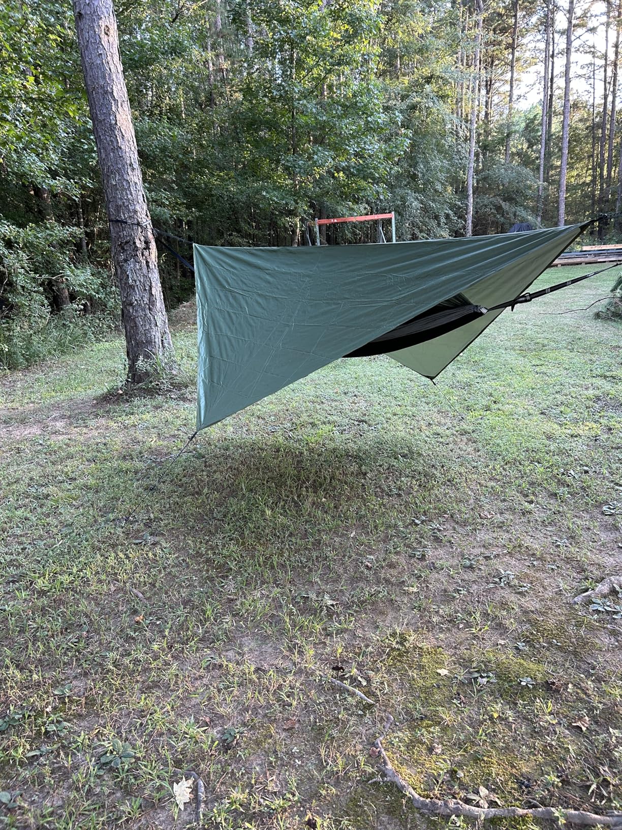 G4Free Large Camping Hammock with Mosquito Net 2 Person Pop-up Parachute Lightweight Hanging Hammocks Tree Straps Swing Bed for Outdoor Backpacking Backyard Hiking customer photo 1
