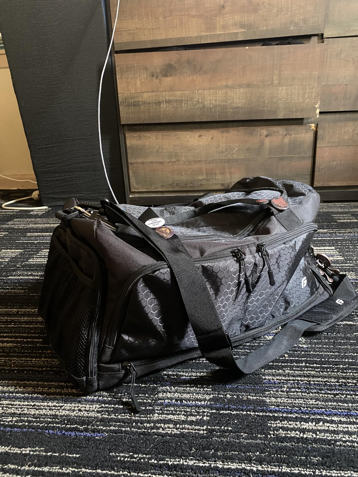 Ultimate Gym Bag 2.0: The Durable Crowdsource Designed Duffel Bag with 10 Optimal Compartments Including Water Resistant Pouch customer photo 2