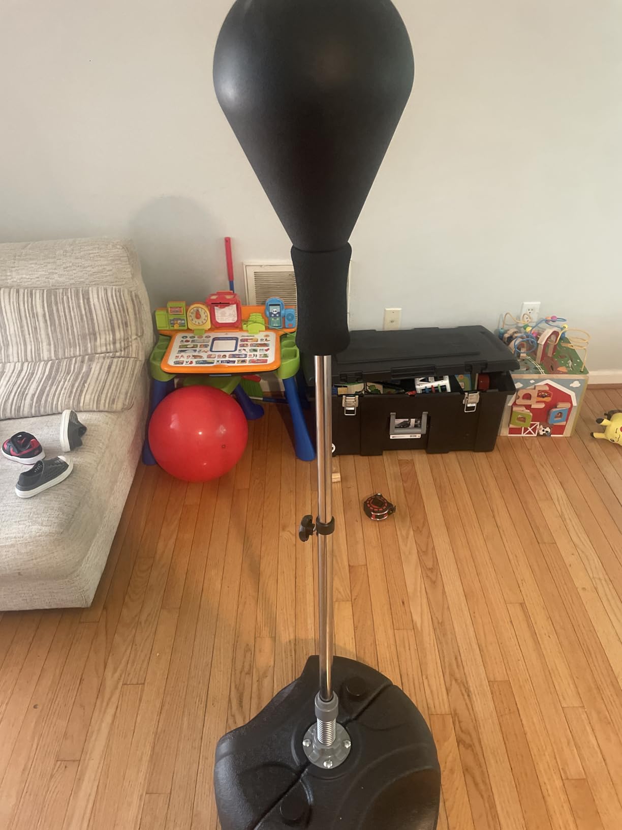 Tech Tools Punching Bag with Stand Adjustable Boxing Speed Bag Teens Adults customer photo 2