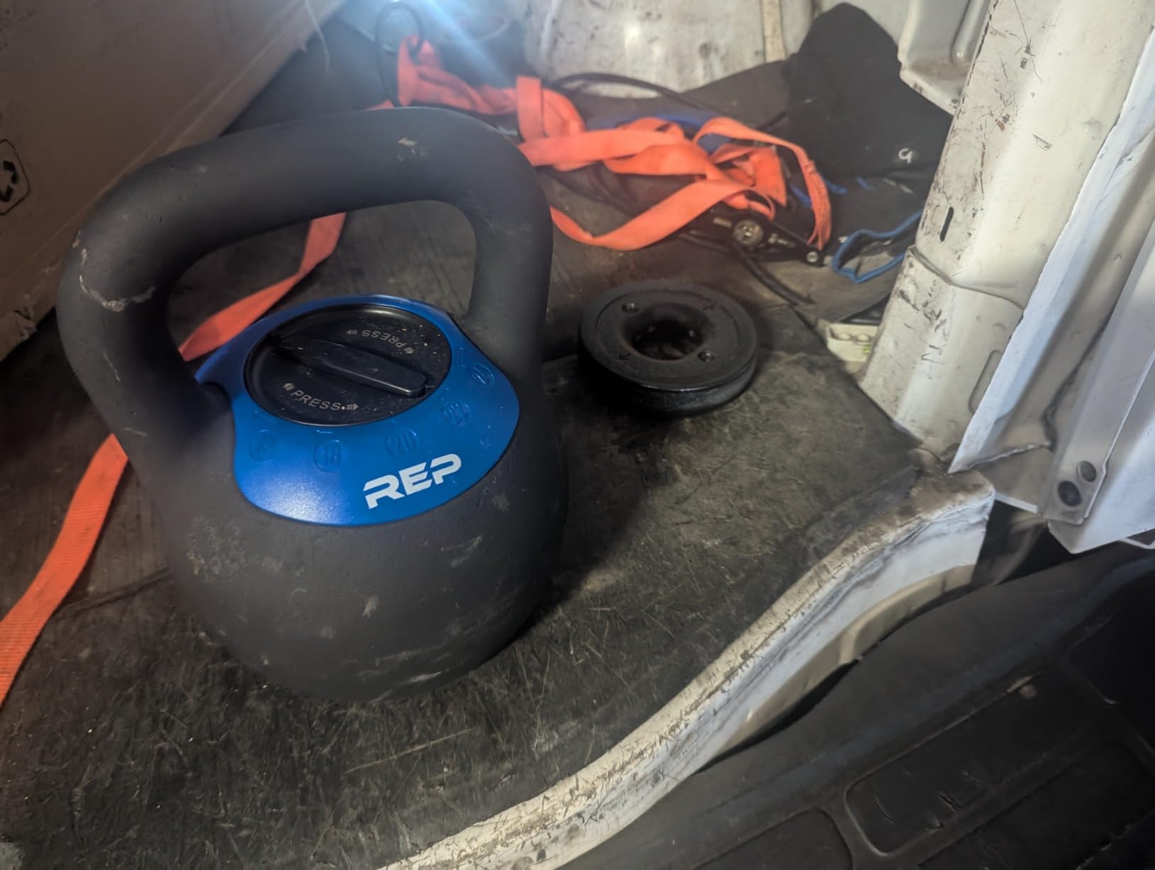 Rep Fitness Adjustable Kettlebell | Weight Set for Home Gym | 20-40 lb Variable Options customer photo 2
