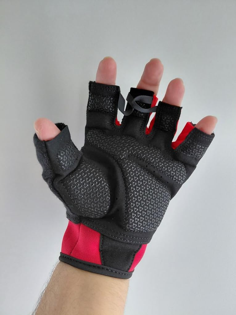 ATERCEL Workout Gloves for Men and Women, Exercise Gloves for Weight Lifting, Cycling, Gym, Training, Breathable and Snug fit customer photo 1