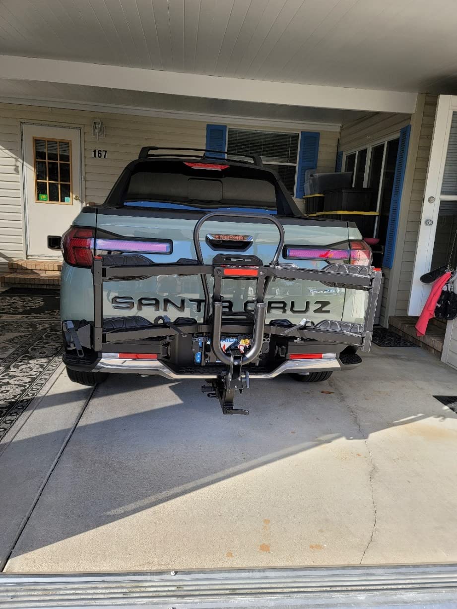 Hollywood Racks Destination 4 Hitch Bike Rack, Lightweight, Black - Platform Style Bike Rack for Car Carries up to 4 Bikes for Safe, Secure Transport - Fits Most Bike Styles, Sizes and Models customer photo 1