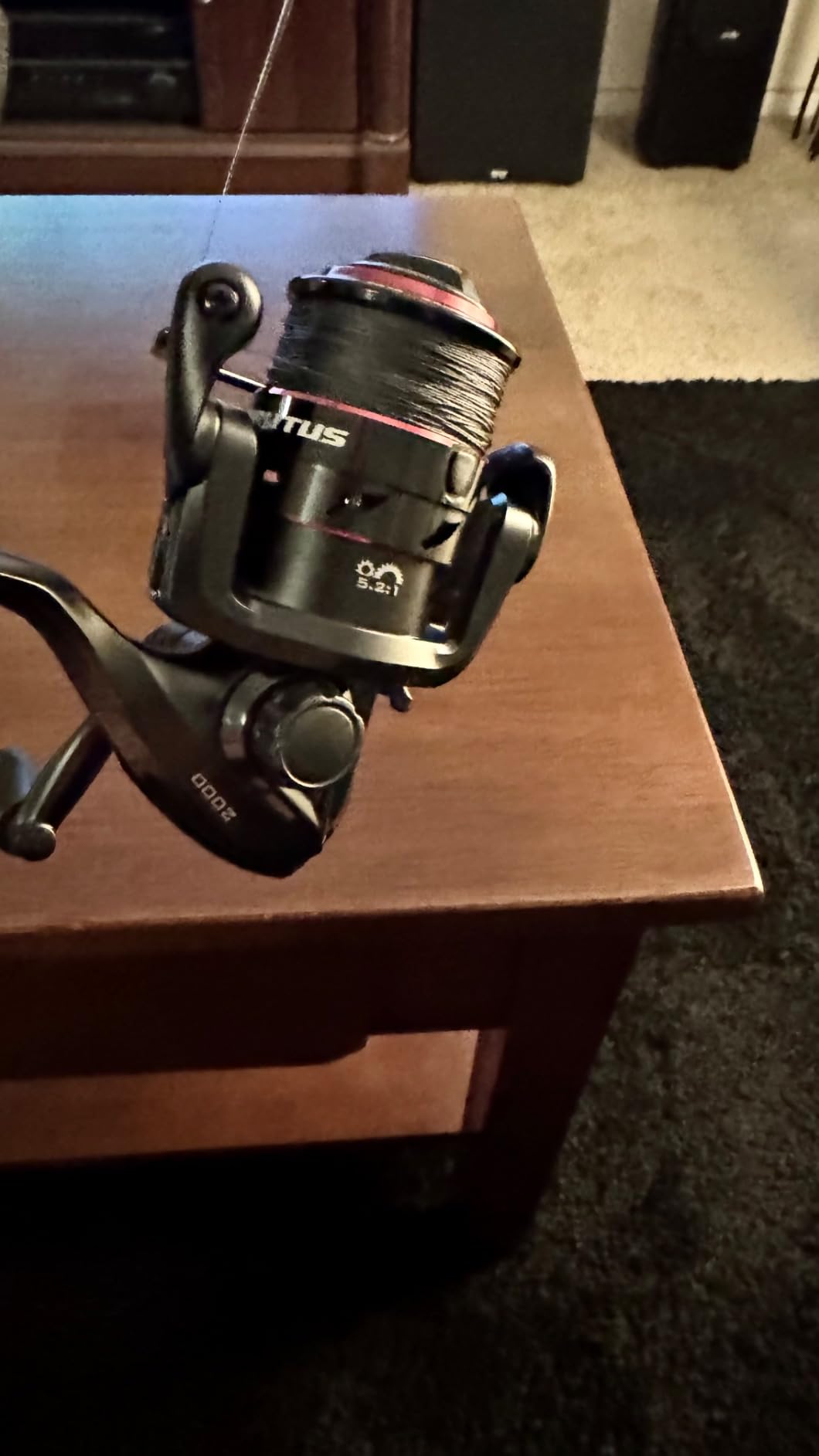KastKing Brutus Spinning Fishing Reels, 5.2:1 Gear Ratio,Lightweight | Max Drag: 18.6 lb, 4+1 BB, 13.1 oz, Graphite Frame, CNC Aluminum Spool, Ideal for Freshwater customer photo 1