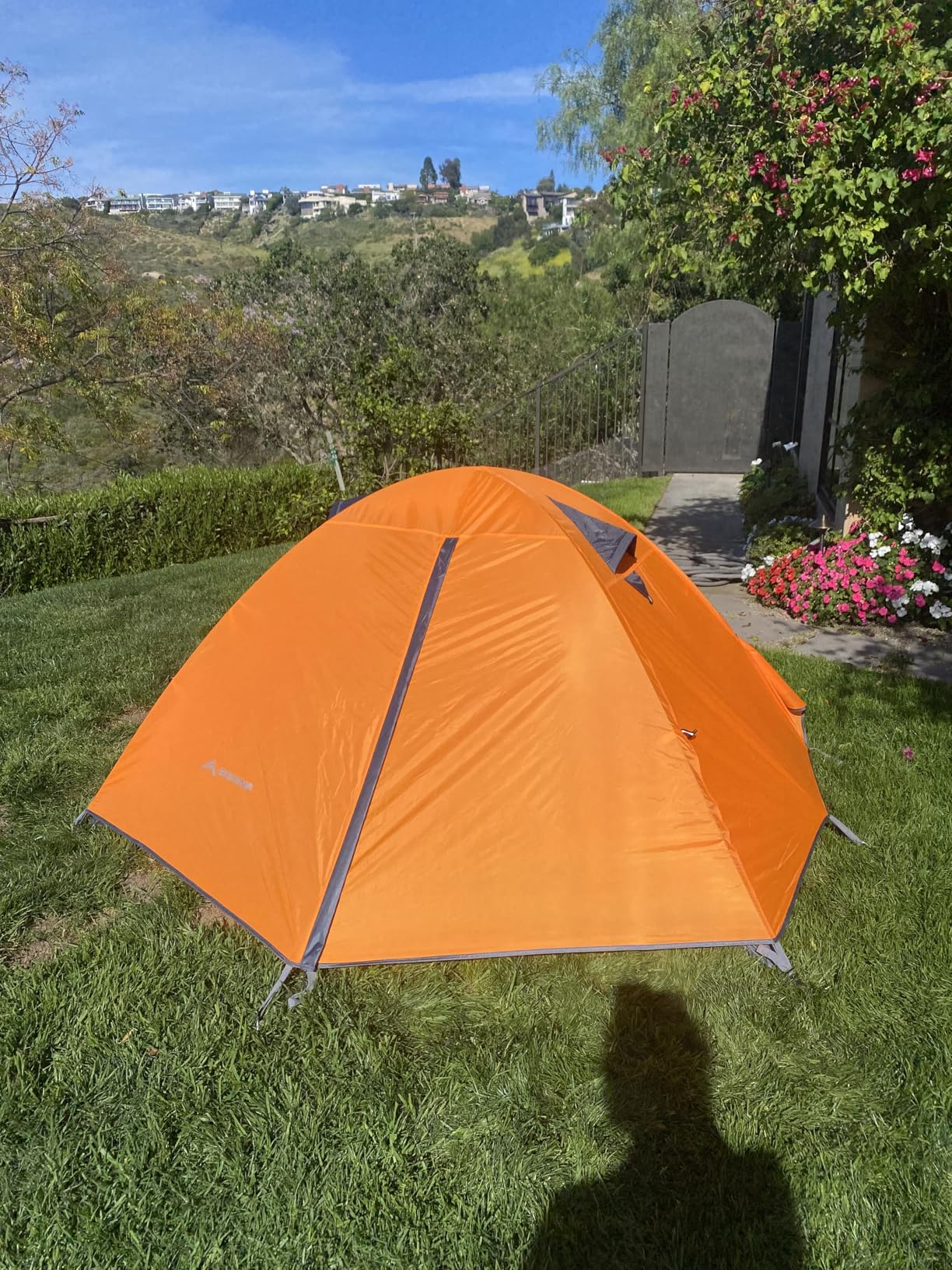 BISINNA 2/4 Person Camping Tent Lightweight Waterproof Backpacking Tent | Easy Setup Windproof Two Doors Double Layer with Rainfly Aluminum Pole Compact Outdoor Tent for Family Camping Hunting Hiking customer photo 2