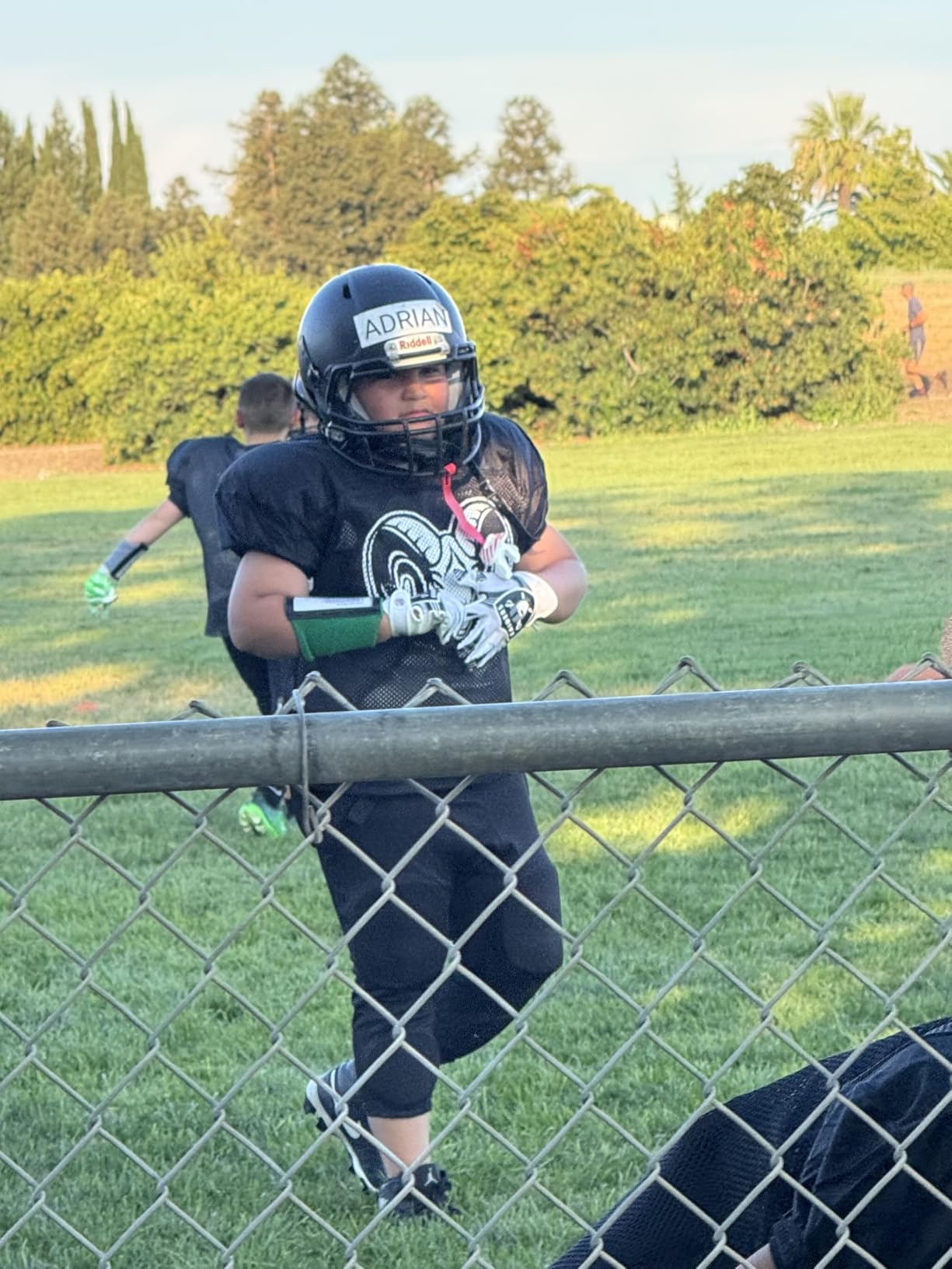 Franklin Sports Youth NFL Football Receiver Gloves - Kids Football Gloves Pair - NFL Team Logos and Silicone Palm customer photo 1