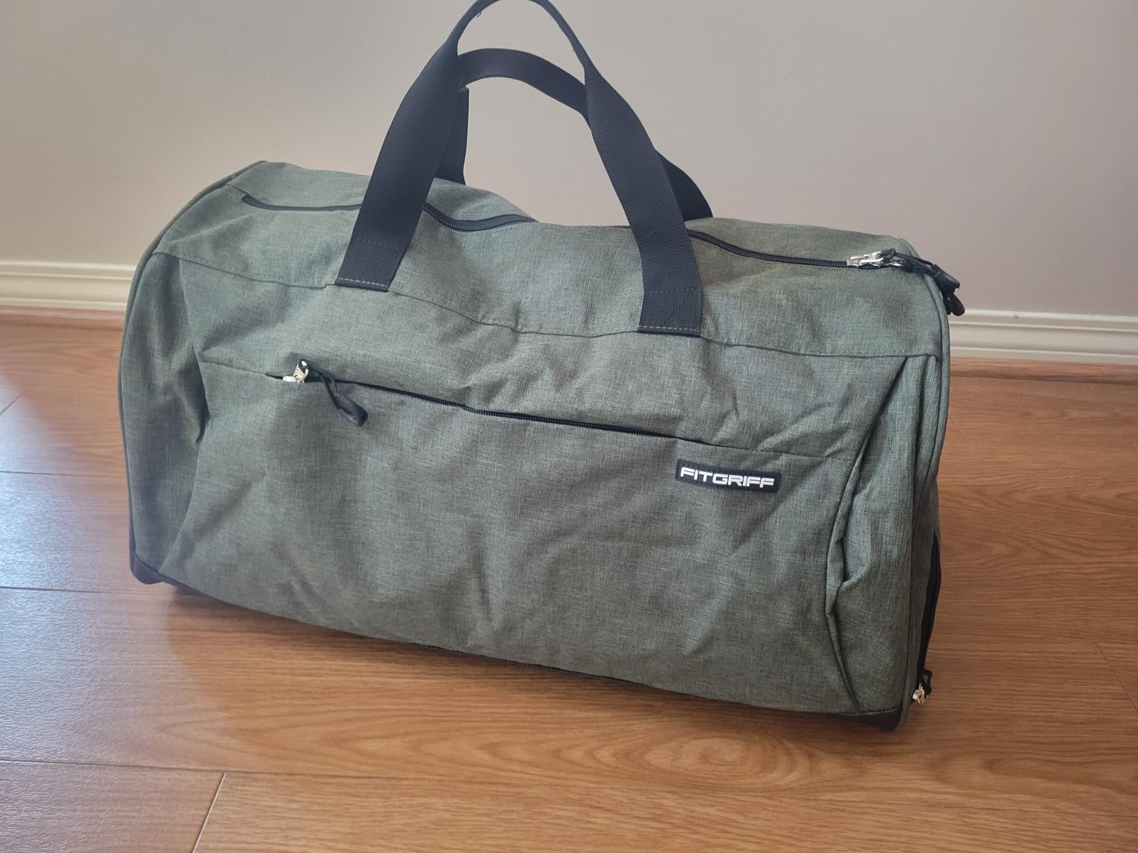 Fitgriff Gym Bag for Men & Women with Shoe & Wet Compartment - Duffle Bag for Travel, Sports, Fitness & Workout customer photo 1