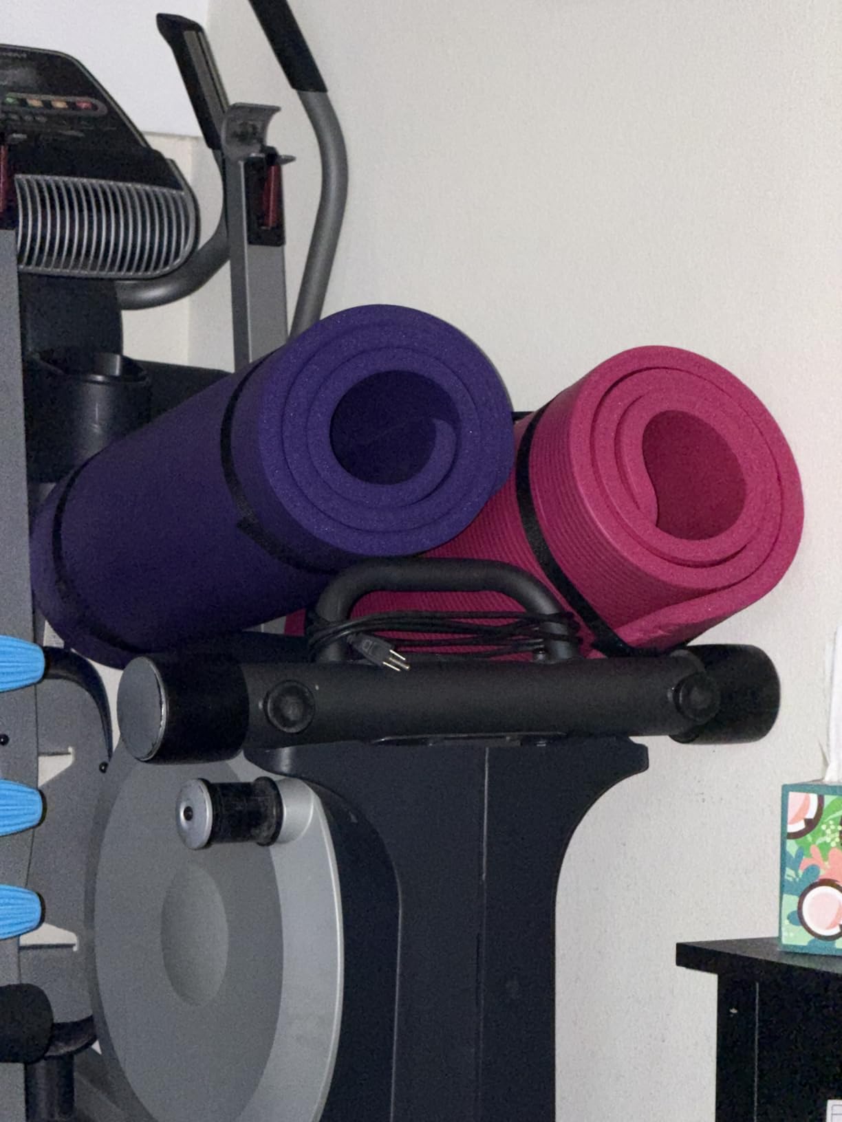 BalanceFrom 71x24 Inches Extra Thick Yoga Mat 1-Inch High-Density Foam - Roll-Up Exercise Pad with Double-Sided Non-Slip Surface and Carrying Strap for Pilates and Home Workouts customer photo 1