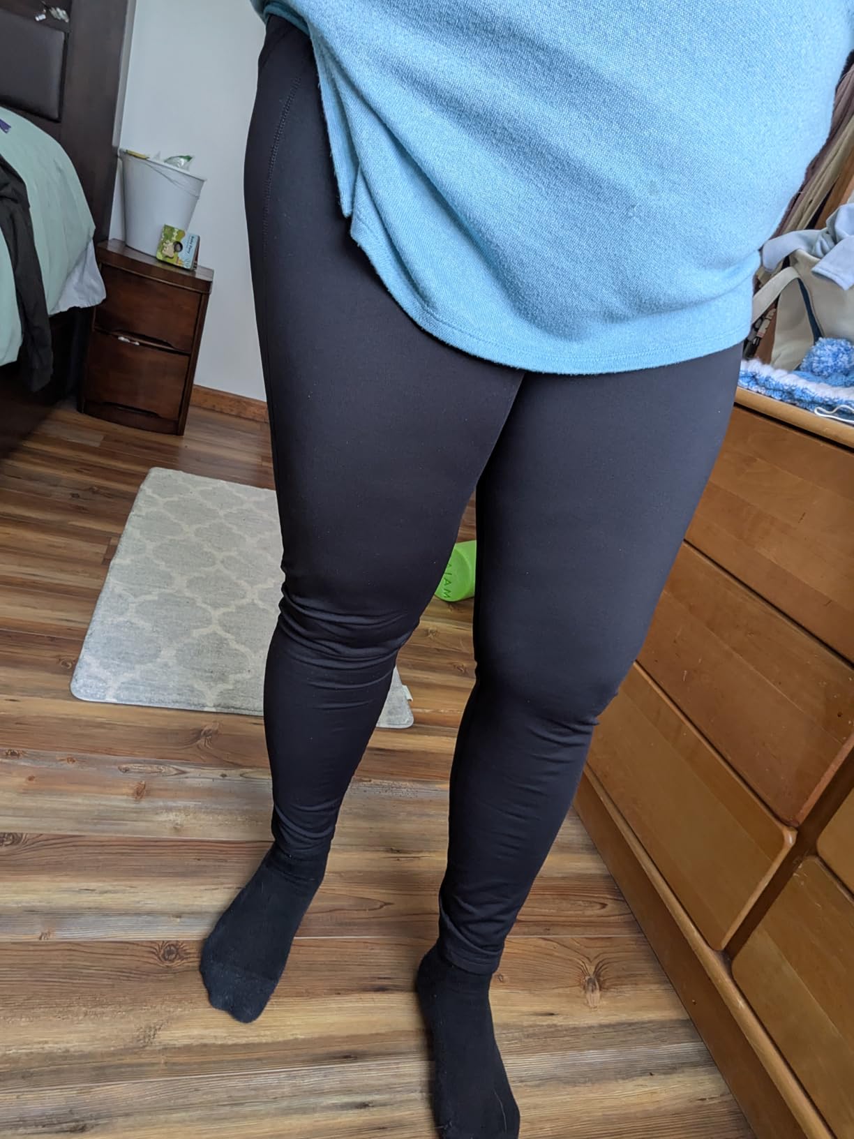 baleaf Winter Clothing Women Leggings Fleece Lined Tights Thermal Warm customer photo 1