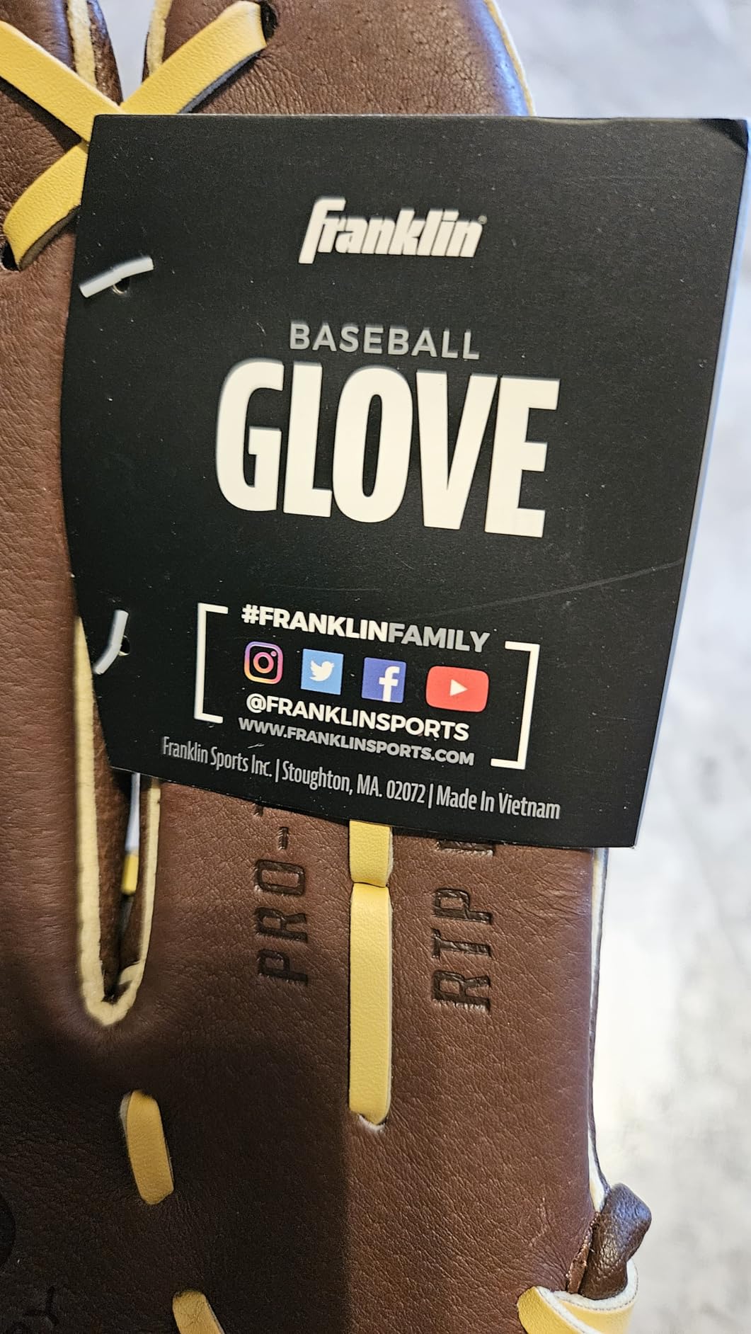 Franklin Sports Baseball Gloves - RTP Pro Adult + Kids Baseball Mitt - Outfield + Infield Gloves customer photo 1