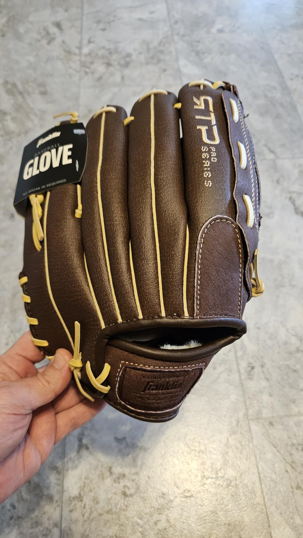 Franklin Sports Baseball Gloves - RTP Pro Adult + Kids Baseball Mitt - Outfield + Infield Gloves customer photo 2