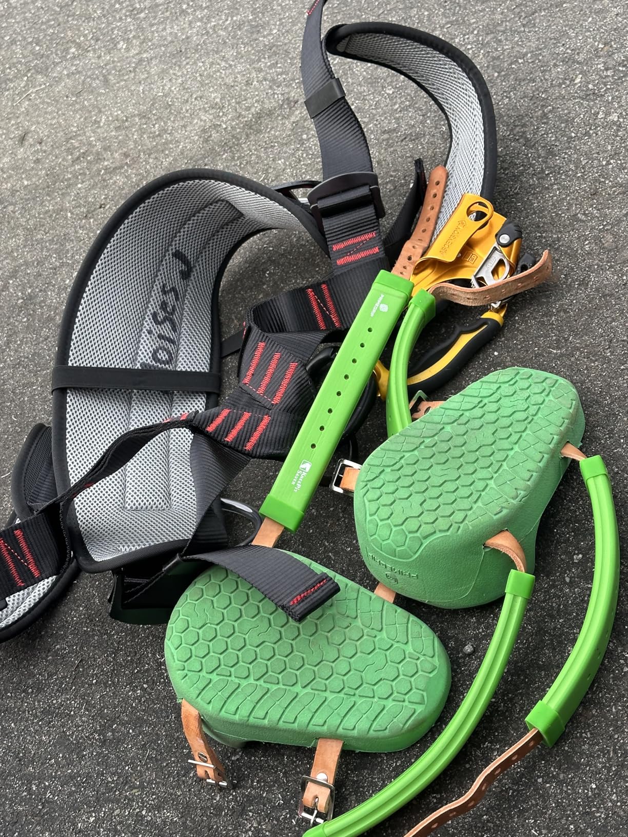Adjustable Thickness Climbing Harness Half Body Harnesses for Fire Rescuing Caving Rock Climbing Rappelling Tree Protect Waist Safety Belts customer photo 2