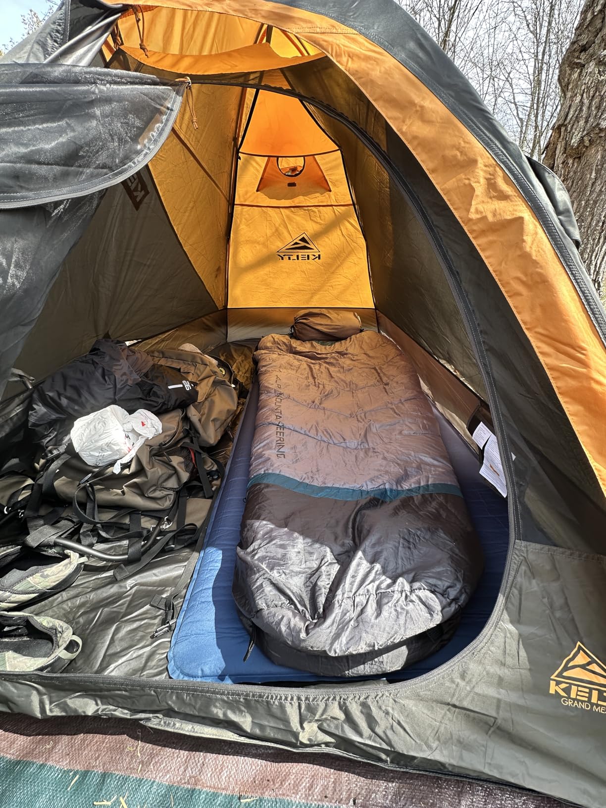 Kelty Grand Mesa 2P Backpacking Tent - 3 Season Camping, Thru Hiking Shelter, Aluminum Pole Frame, Single Door + Vestibule customer photo 2