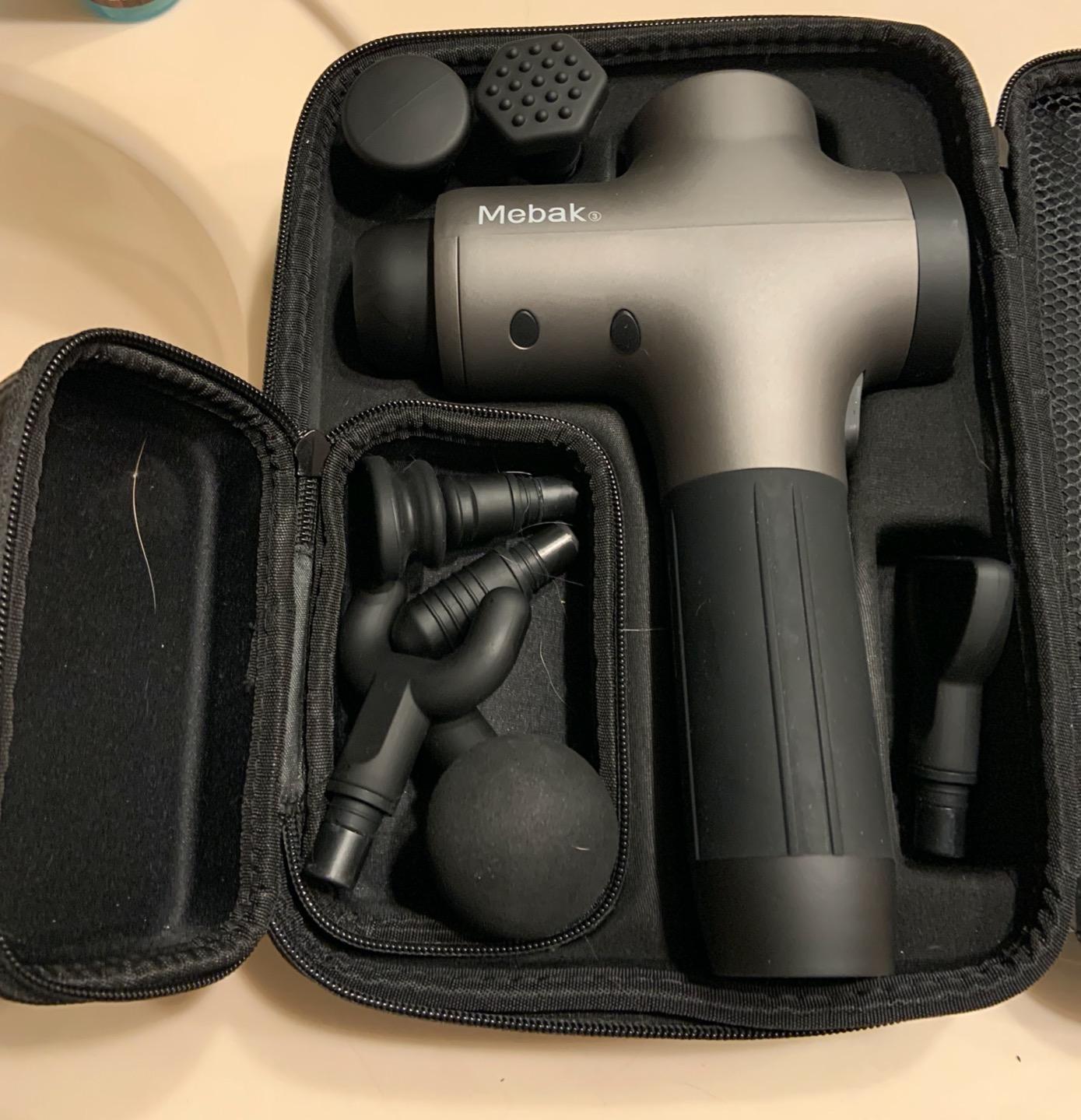 Mebak 3 Massage Gun, Massage Gun Deep Tissue for Athletes, Professional Muscle Percussion Massager for Shoulder Leg Back Body Pain Relief customer photo 1