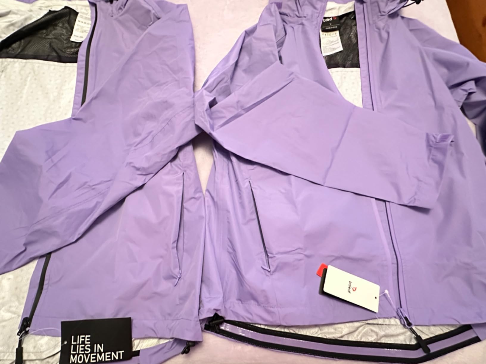 Women's Rain Jackets Waterproof Windbreaker Packable Running Lightweight Cycling Jacket Reflective Hooded customer photo 1