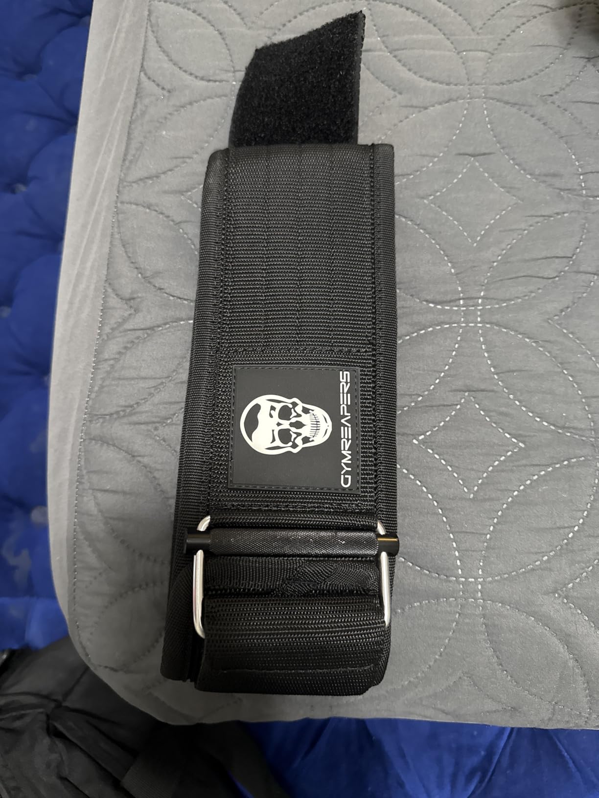 Gymreapers Quick Locking Weight Lifting Belt for Men Gym Belt for Powerlifting Deadlift Belt with 4 Inch Neoprene Metal Buckle customer photo 1